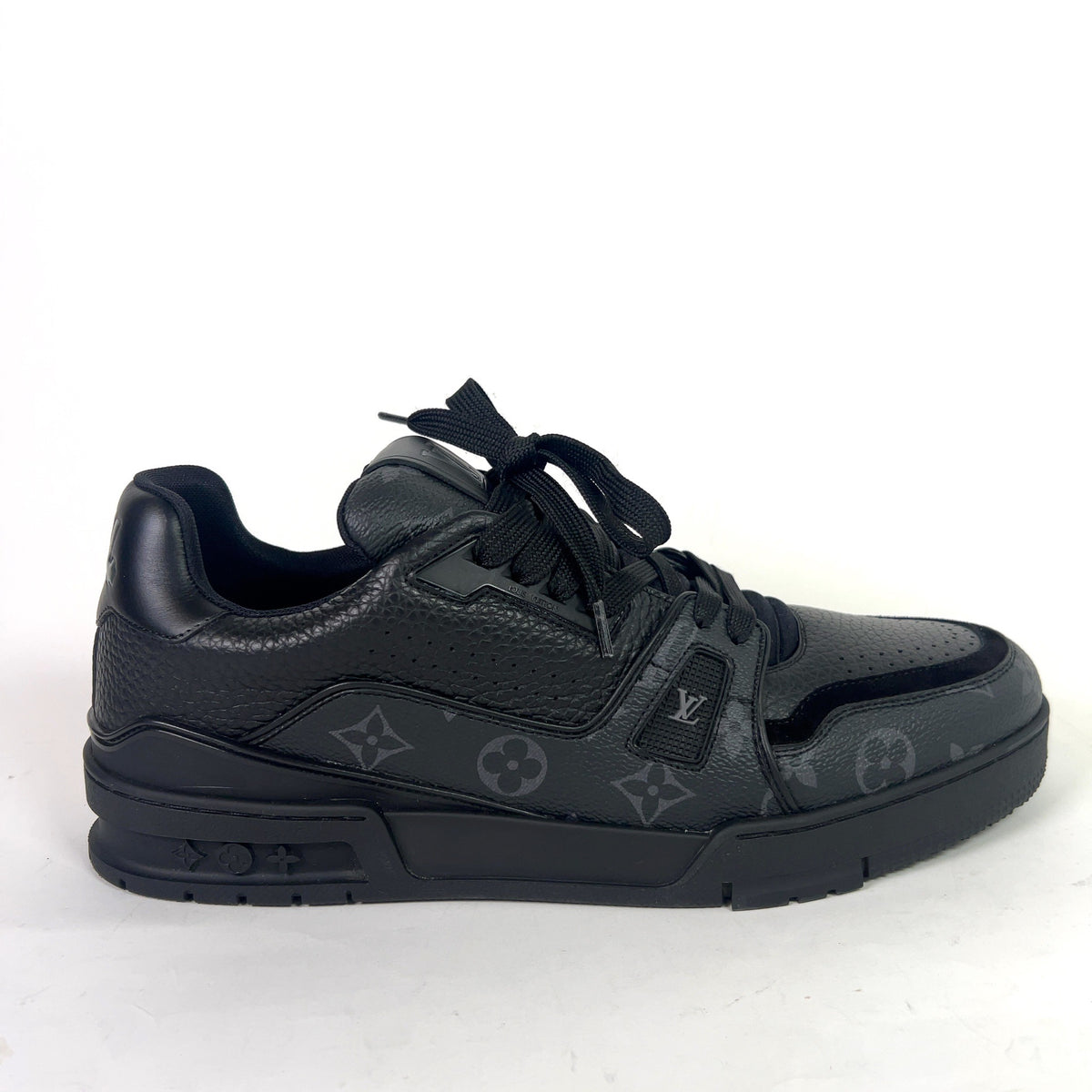 Louis Vuitton Triple Black Monogram Trainers