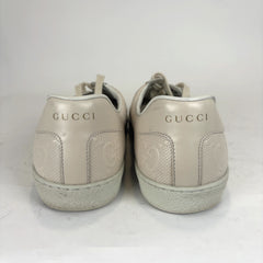 Gucci Ace 'GG' Embossed Lowtop Sneakers