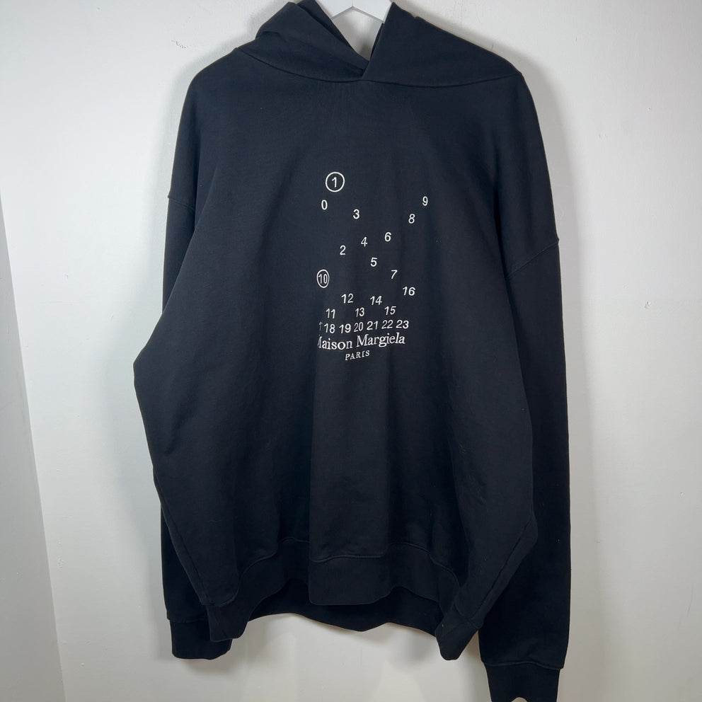 Maison Margiela Oversized Number Logo Hoodie