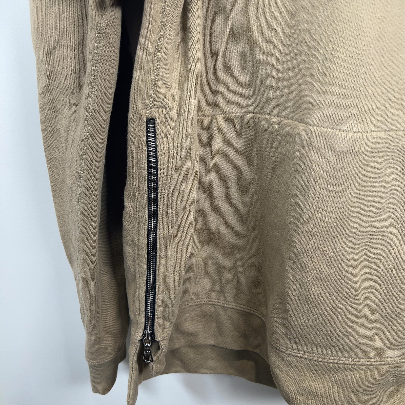 John Elliott Side Zip-Up Hoodie