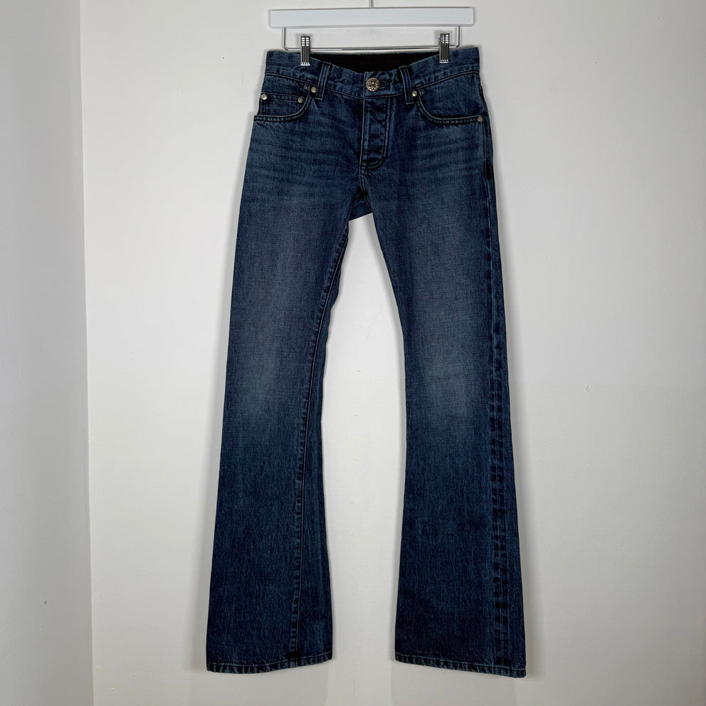 Chrome Hearts 'Richard Stark' Blue Bootcut Denim Size 29