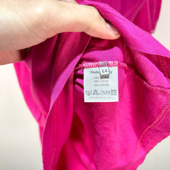 Dior Pink Cursive Logo Polo Shirt Size L