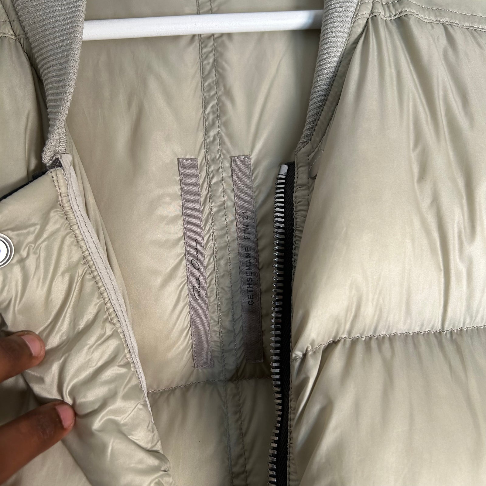 Rick Owens Gethsemane FW/21 Down Puffer Size XL