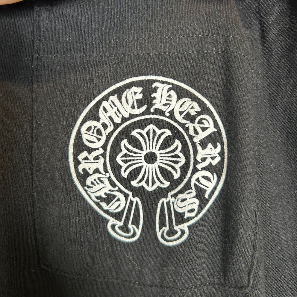 Chrome Hearts Black Horseshoe T-Shirt Size XXL