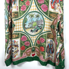 Casablanca 'Le Jardin Des Cartese' Silk Button-Up Shirt