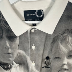 Raf Simons x Fred Perry Graphic Print Polo Size