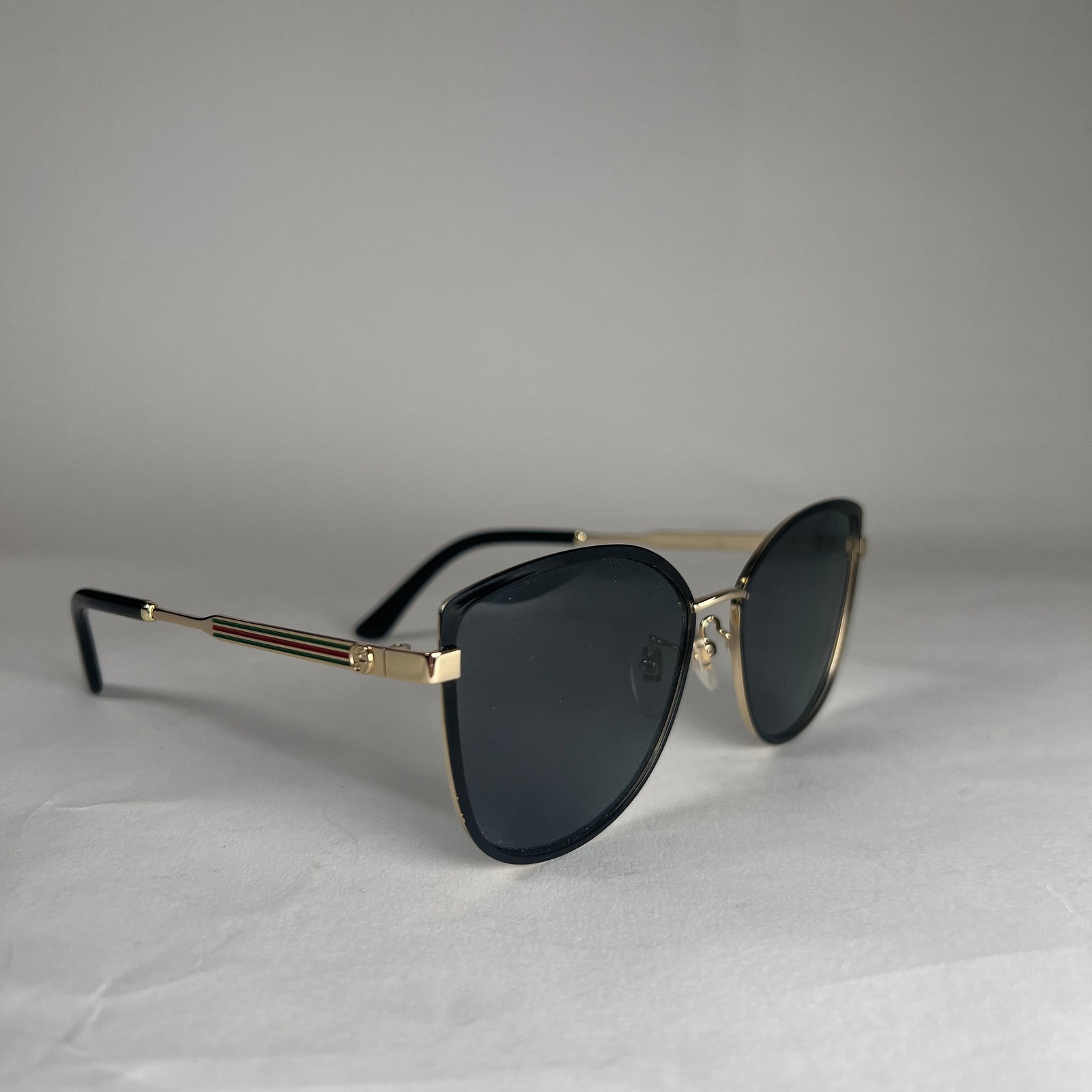Gucci Gold Cat Eye Sunglasses