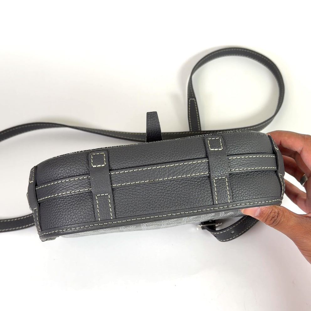 Goyard Grey Belvedere II PM Messenger Bag
