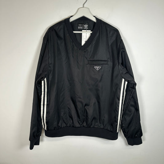 Prada X Adidas Re-Nylon Black Crewneck Size XL