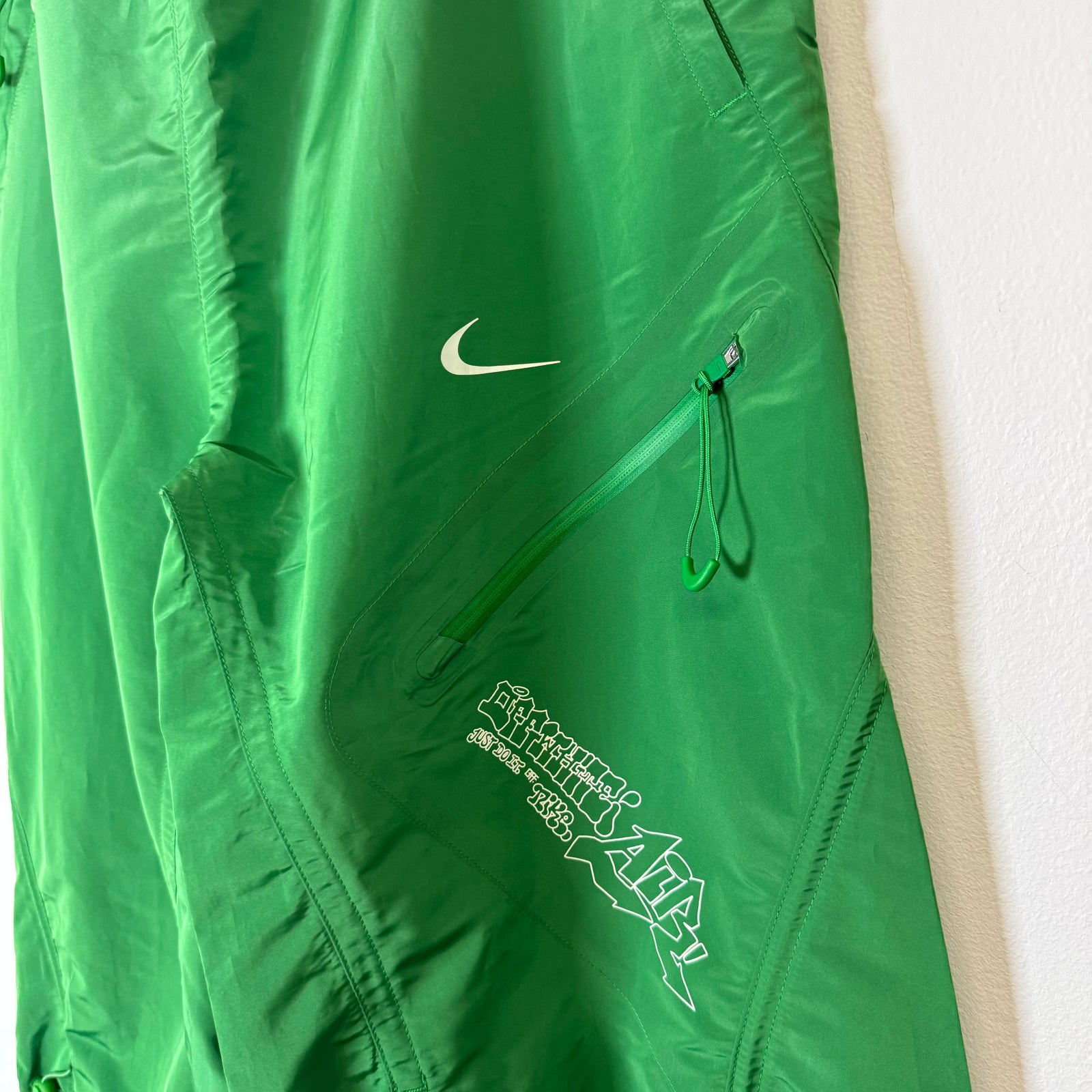 Off-White x Nike Green Mc Track Pants Size S