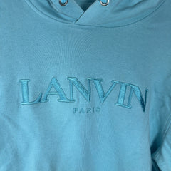 Lanvin Stitched Logo Hoodie