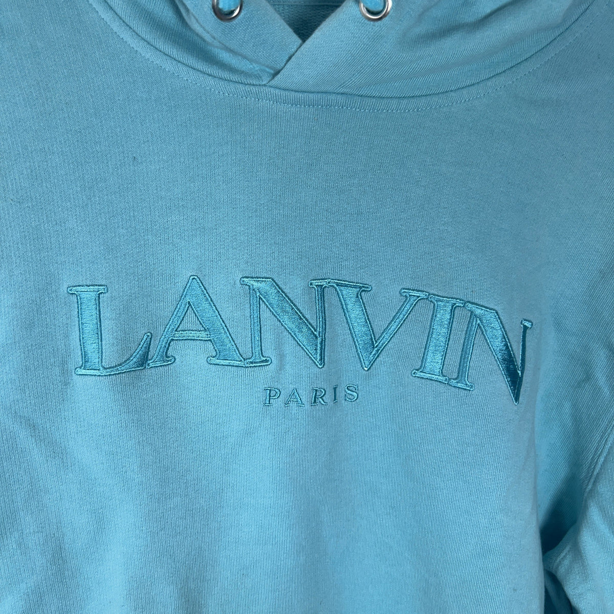 Lanvin Stitched Logo Hoodie