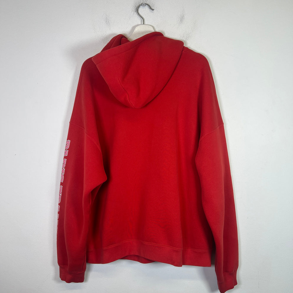 Balenciaga Red Maison Fondee 1917 Wide Fit Hoodie Size 2