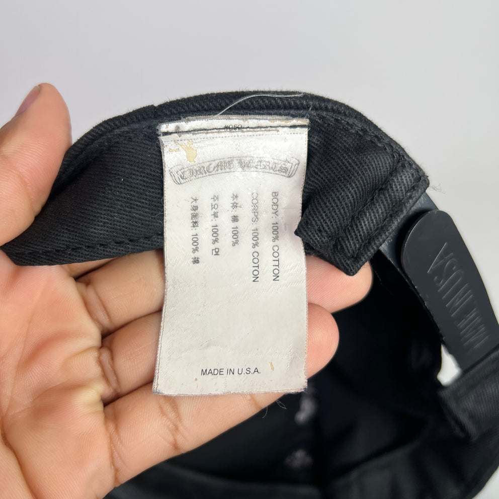 Chrome Hearts Smoked Vertical Logo Hat