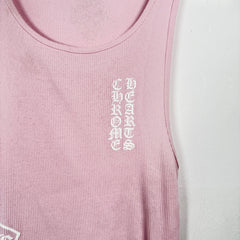 Chrome Hearts Pink T-Bar Tank-Top Size M