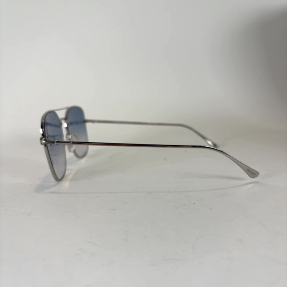 Tom Ford Rectangle Aviator Pink Lense Wire Frame Sunglasses