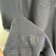 Chrome Hearts Black/Red Vintage Horseshoe Logo Pocket T-Shirt Size M