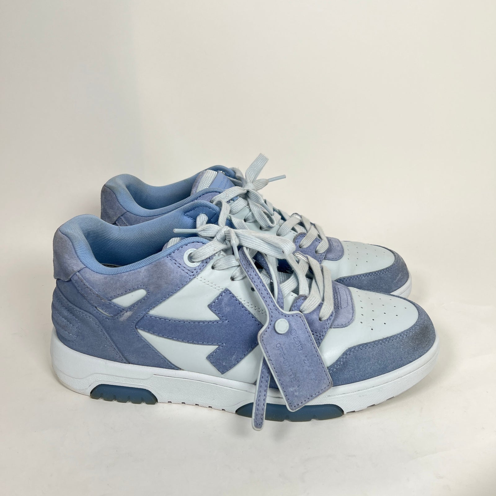 Off-White Blue Suede Out The Office Sneaker Size 44
