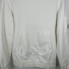 C.P. Company White Hoodie Size M