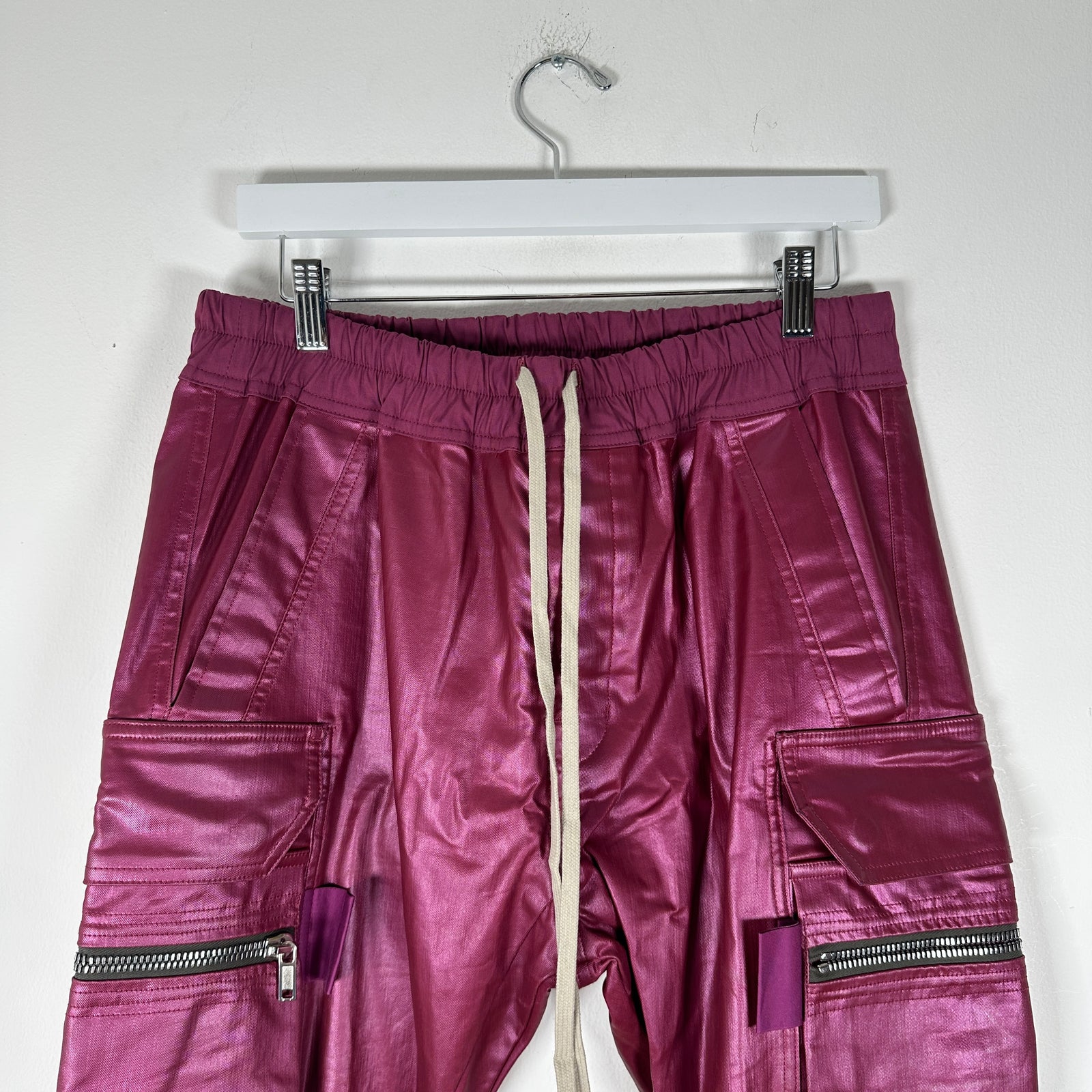 Rick Owens 'Fuchsia' Mastadon Cargo Pants Size 40