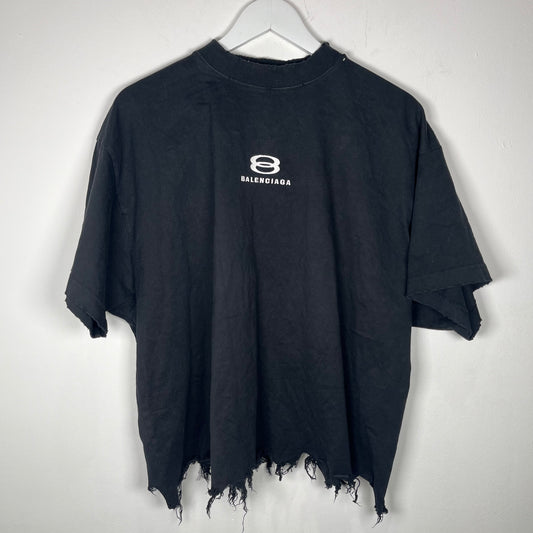 Balenciaga Black Unity Cropped Shirt Size 1