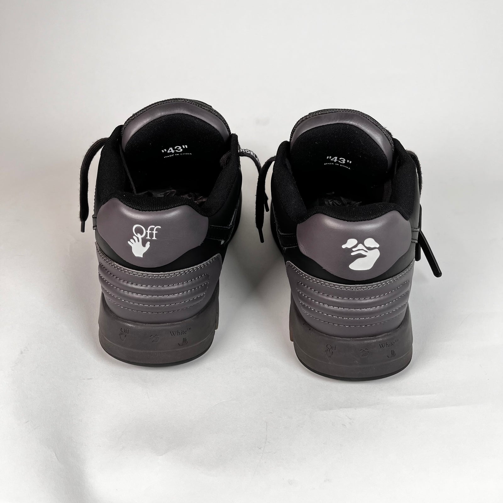 Off-White Black Out of Office Sneakers Size 43