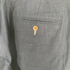 Gant Rugger Navy Linen Shorts Size 32