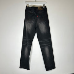 Sicko Black/White Chain Stich Jeans Size 30