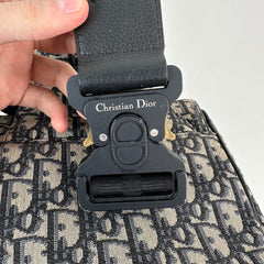 Dior Mens Oblique Saddle Crossbody Bag