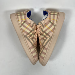 Burberry Pink Check Terrace Sneaker Size 38