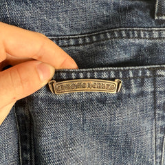 Chrome Hearts 'Richard Stark' Blue Bootcut Denim Size 29