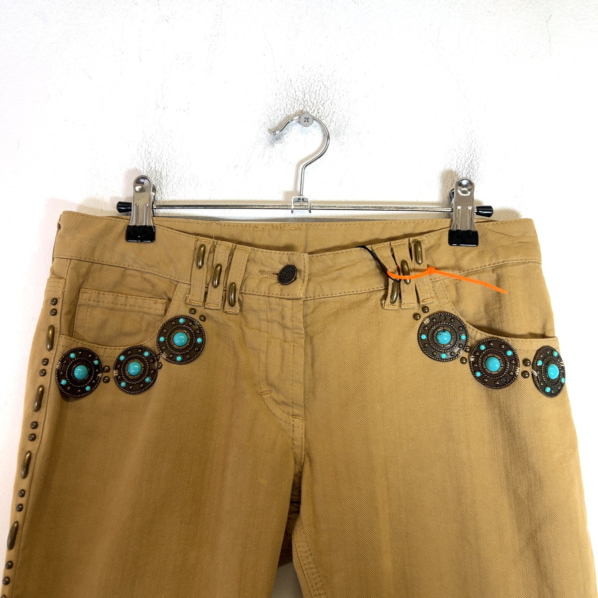 Dolce & Gabbana 2000s Studded Flare Pants