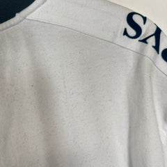 Burberry White Equestrian Logo Tee Sz L