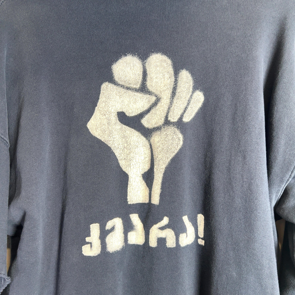 Vetements SS19 Georgian Fist Cutout Hoodie