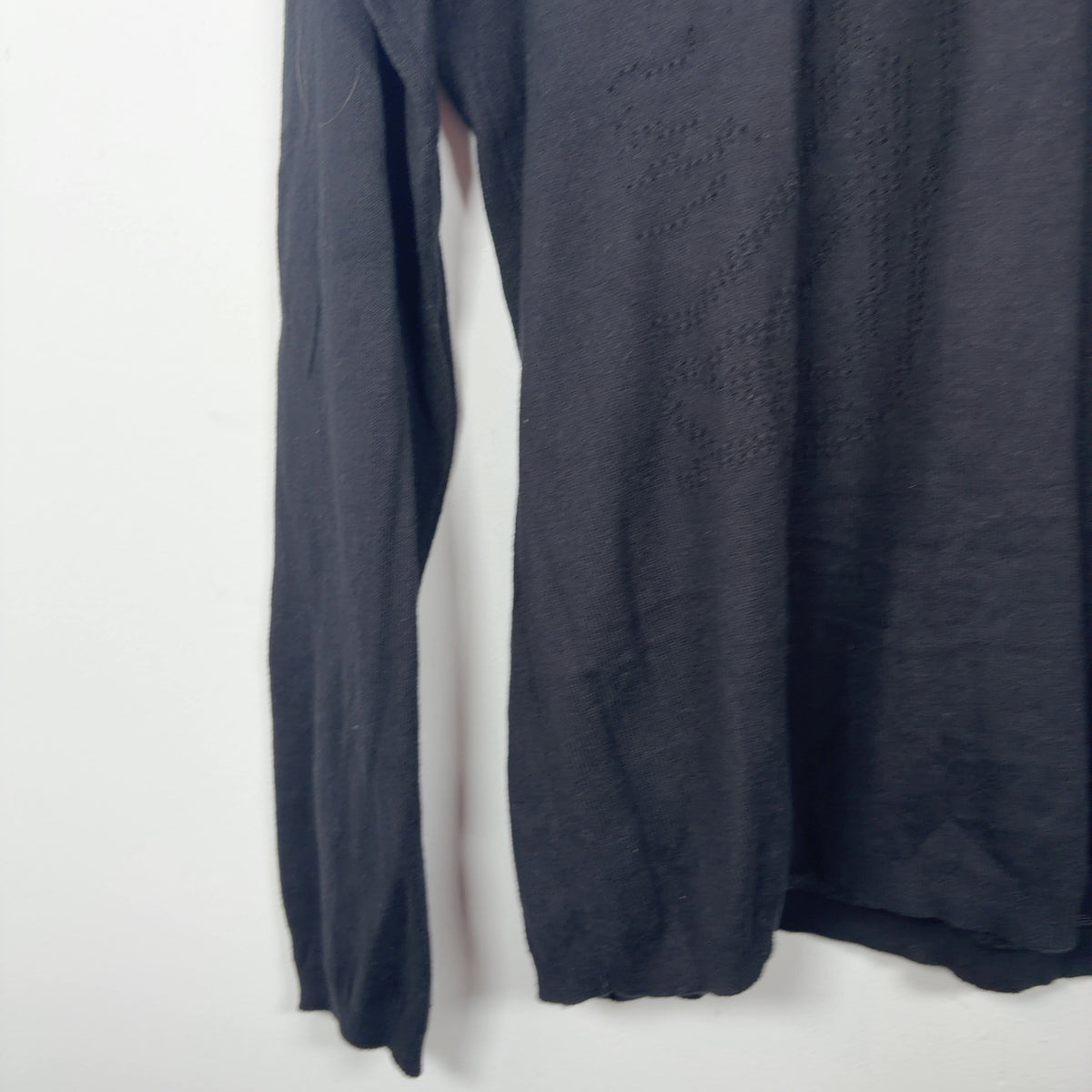 Versace Woven Chest Logo Sweater