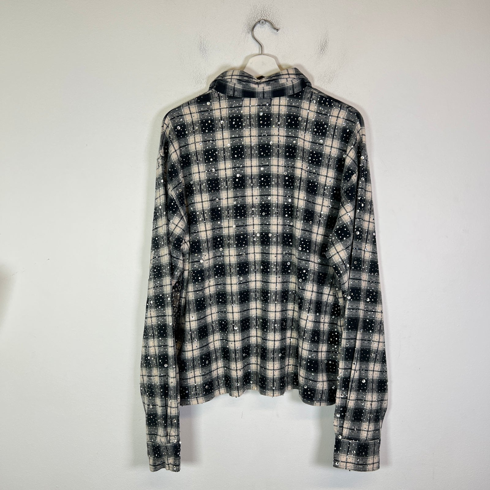 Vale 'Starlight' Rhinestone Flannel Shirt