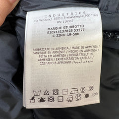 Moncler Black Marque Giubbotto Jacket Size 4