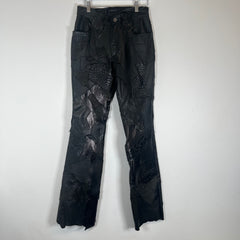 Yasuyuki Ishii Leather Patchwork Pants Size 30
