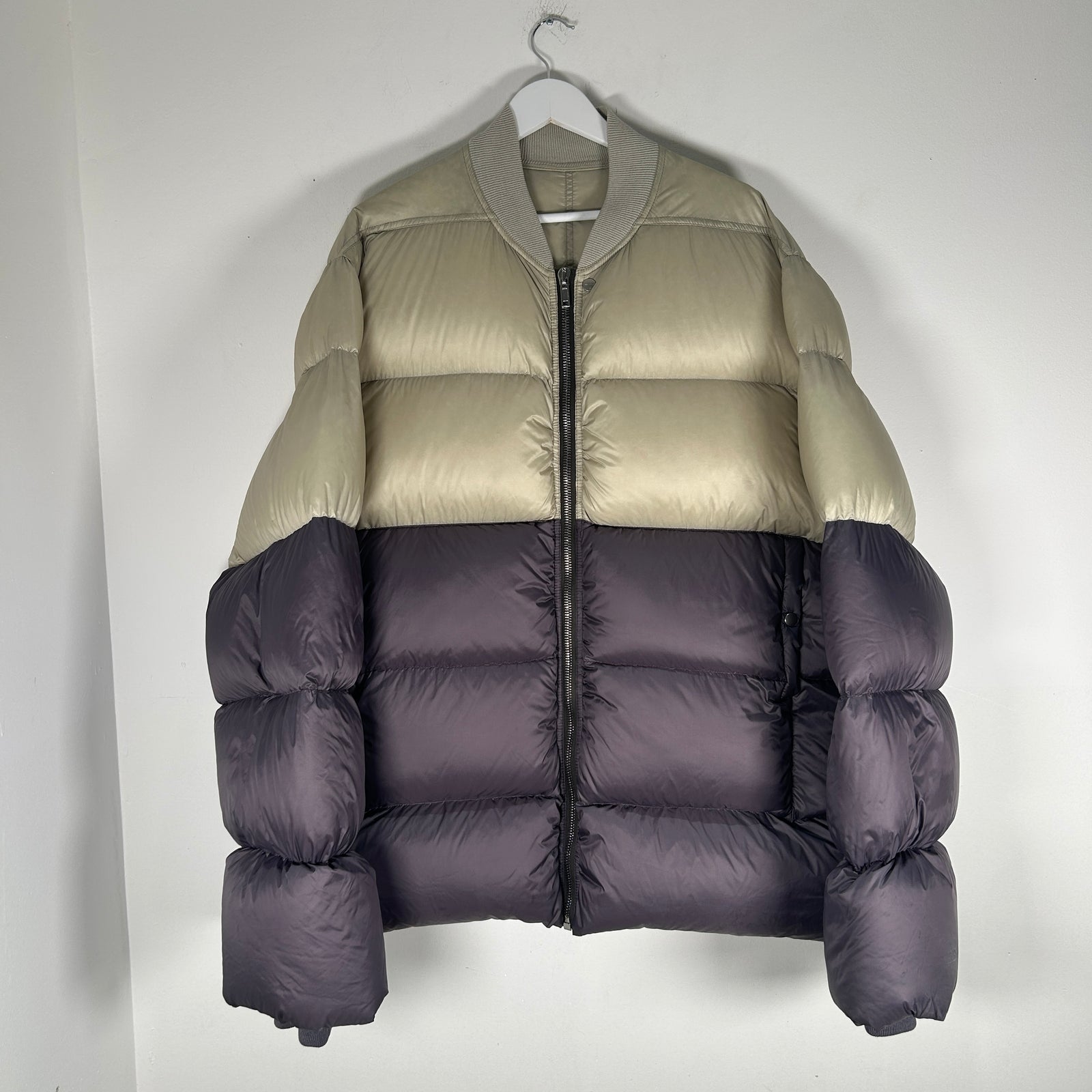 Rick Owens FW21 Gethsemane Pearl/Eggplant Puffer Size XL