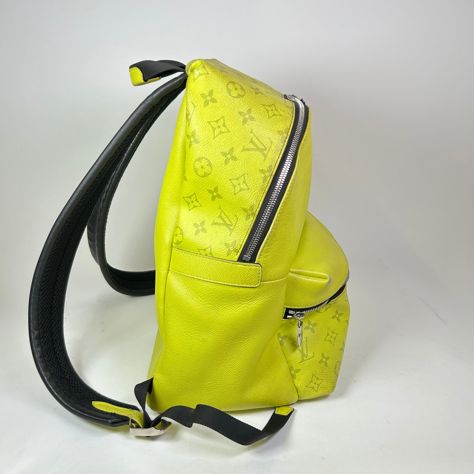 Louis Vuitton Yellow Taigarama Monogram Discovery Backpack
