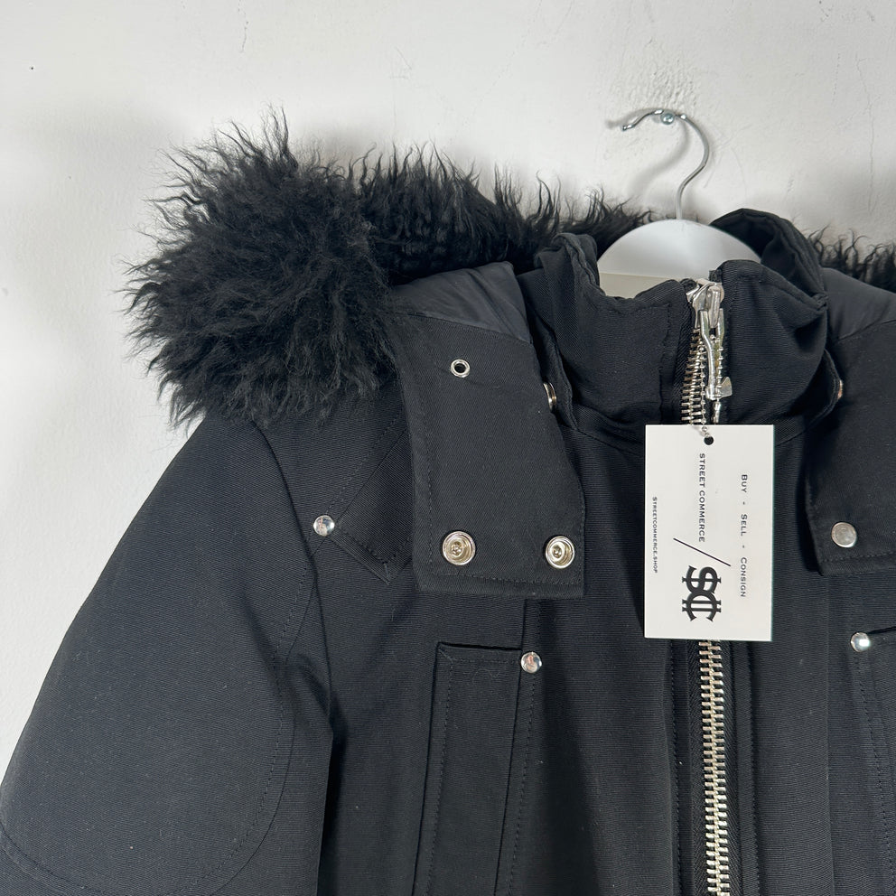 Moose Knuckles Fur Hooded Jacker Size M