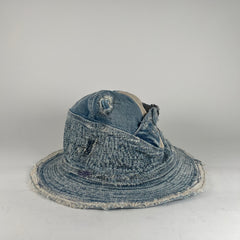 Kapital Light Boro Jean Bucket Hat