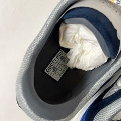 Gucci Blue Suede Run Sneakers Size 11.5