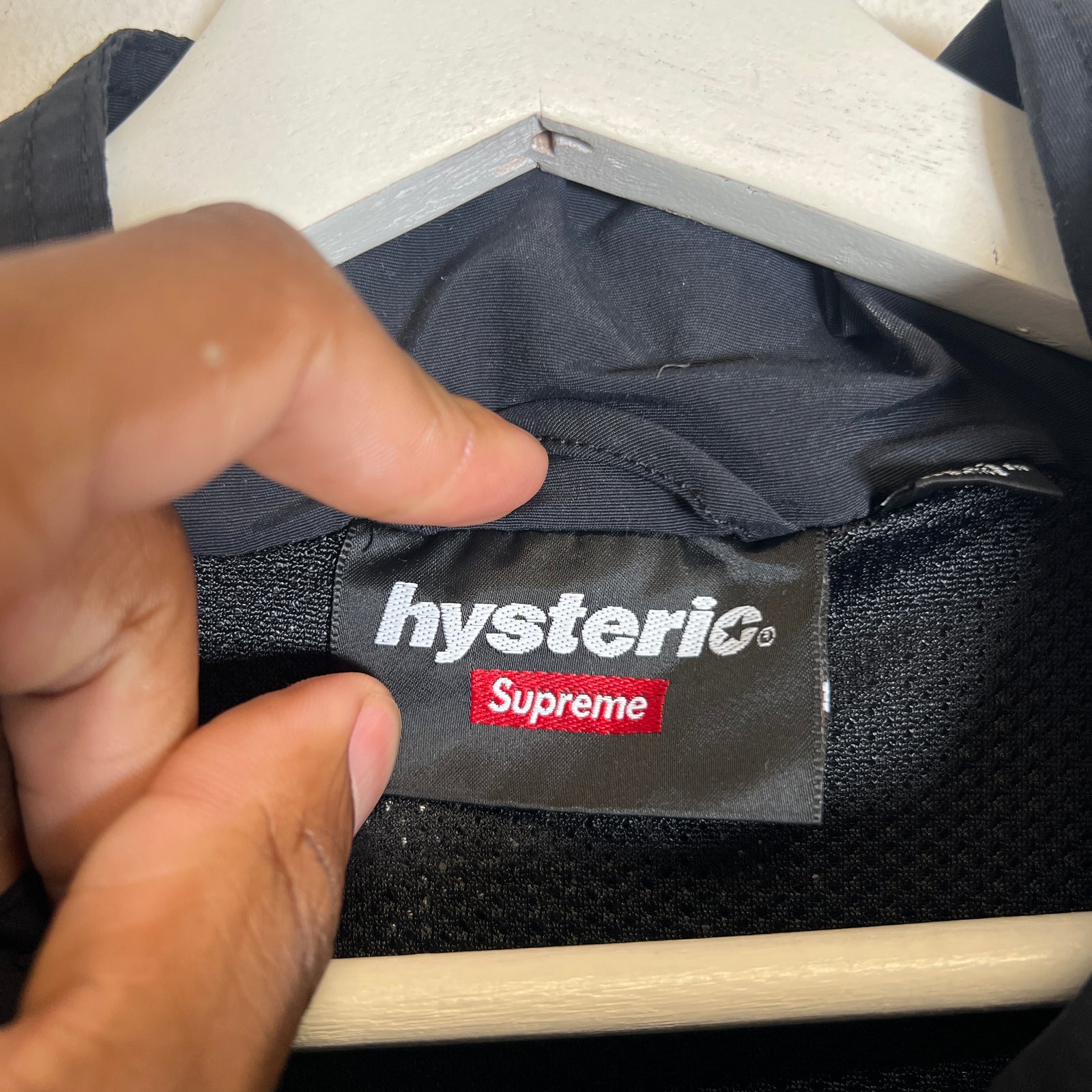Supreme x Hysteric Glamour Black Track Jacket Size XL