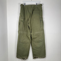 Balenciaga AW20 Green Convertible Cargo Pants Size 34