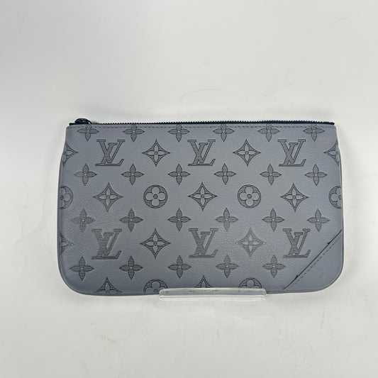 Louis Vuitton Grey Monogram Large Pouch