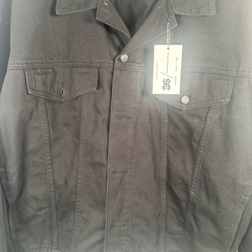Fear Of God Black Denim Jean Jacket Size XXL