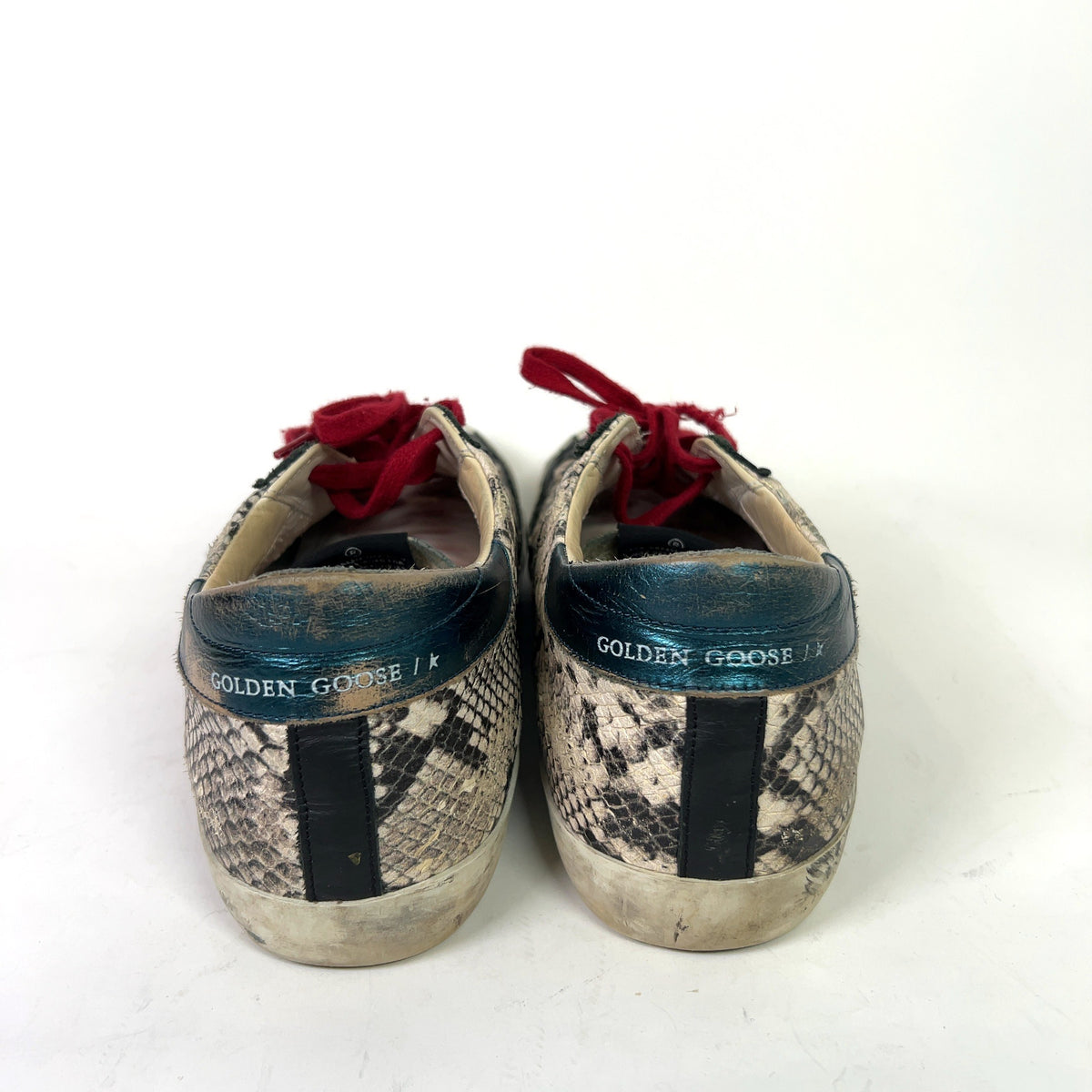 Golden Goose Python Superstar Sneakers