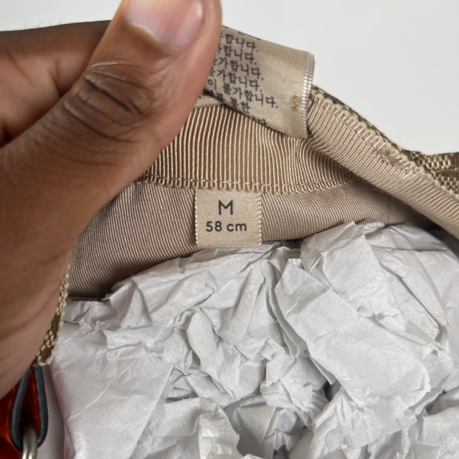 Gucci x The North Face Beige GG Monogram Hat Size M