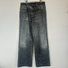 Birth Of Royal Child Black Diamond Jeans Size L